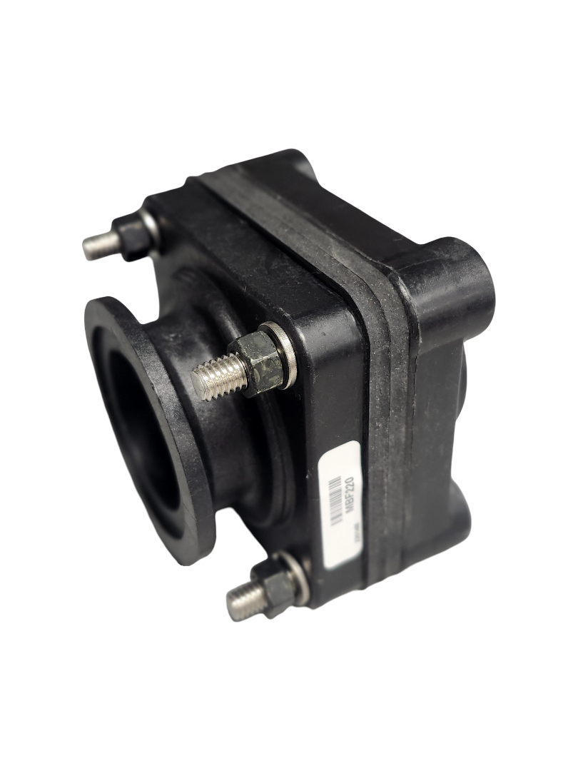 Banjo 2" Full Port Flange x 2" Female Thread Bolted Tank Fitting - MBF220