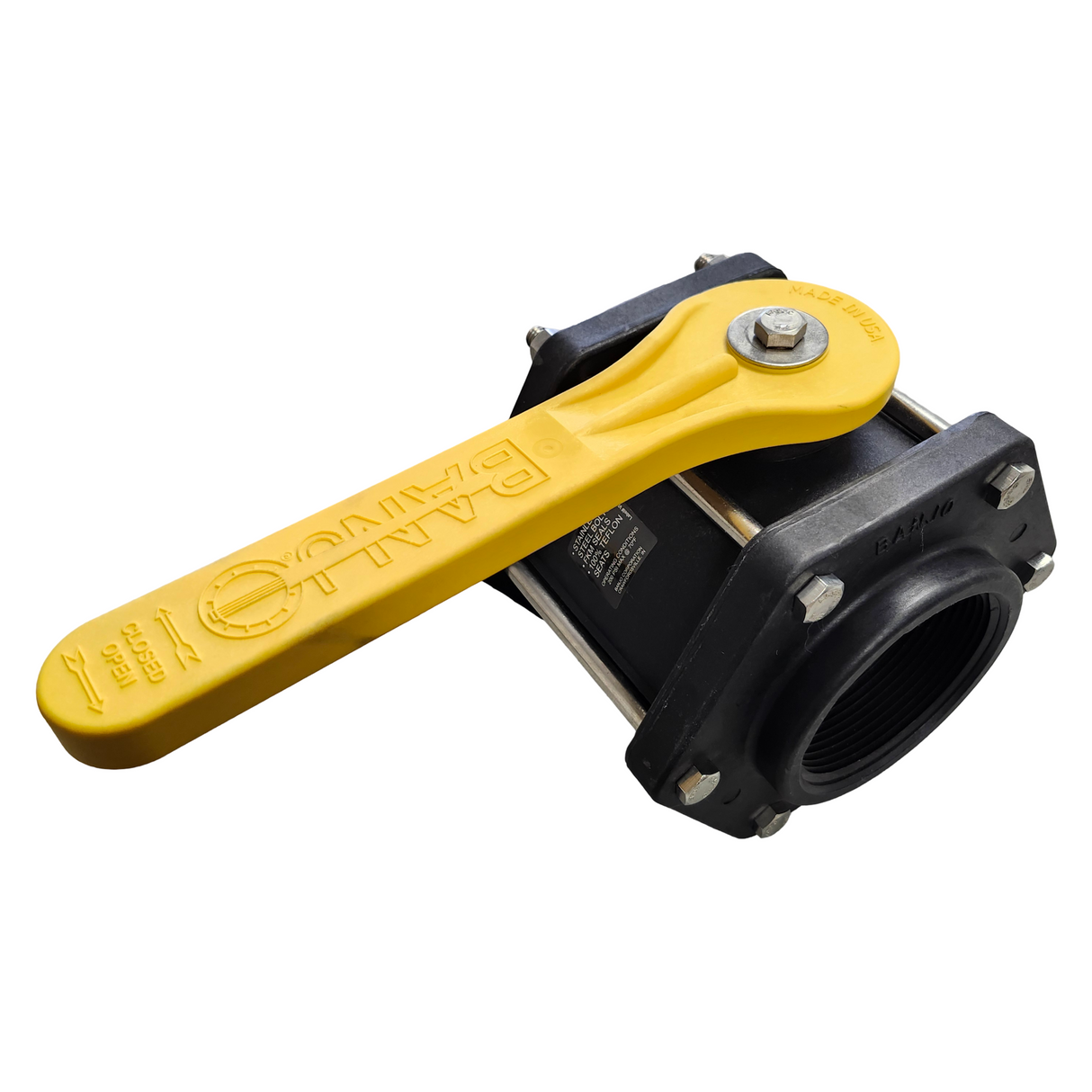 Banjo Poly Full Port Ball Valve 3" FNPT - V300FP