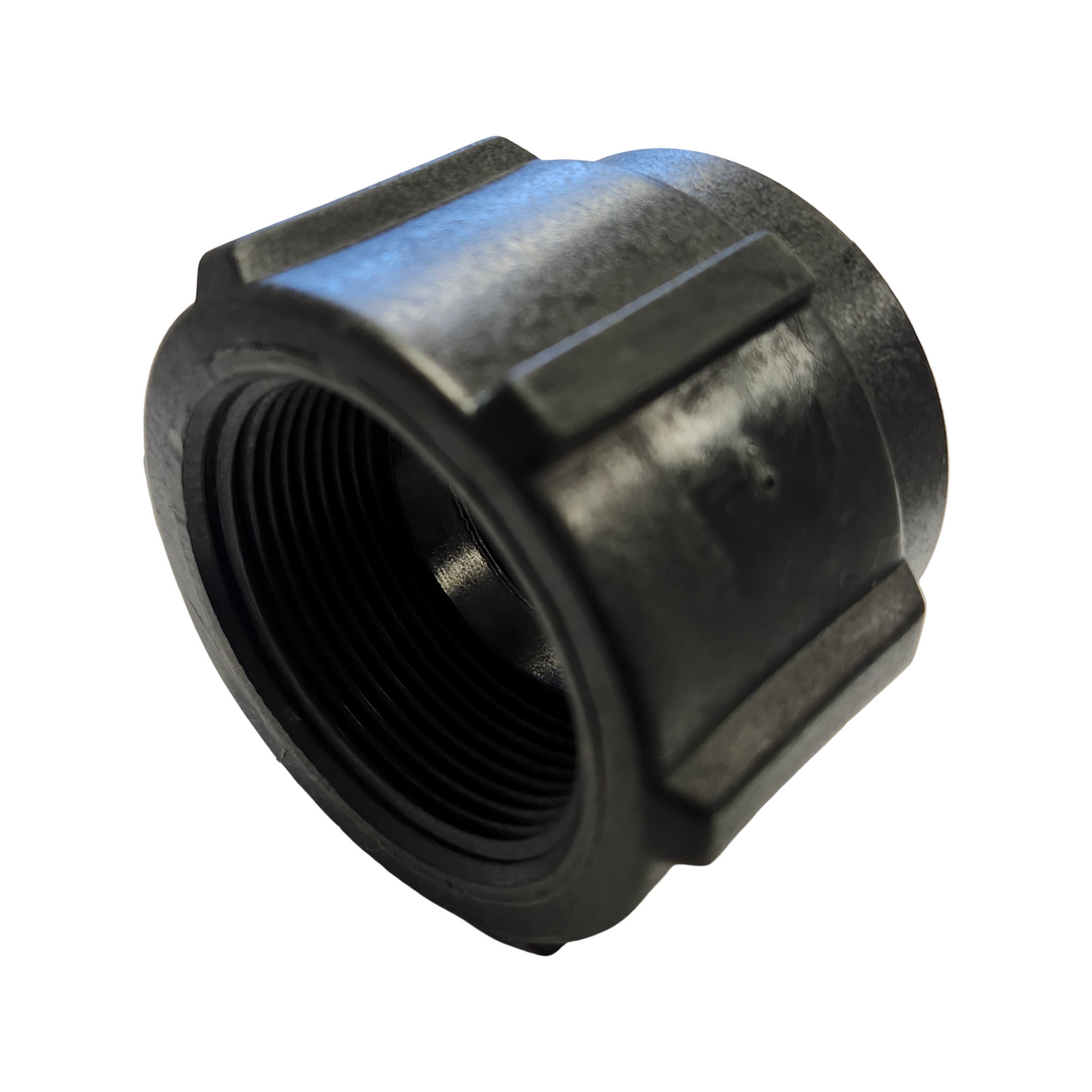 Banjo Black Poly Pipe Reducer Coupling 1-1/2" FNPT X 1-1/4" FNPT - RC150-125