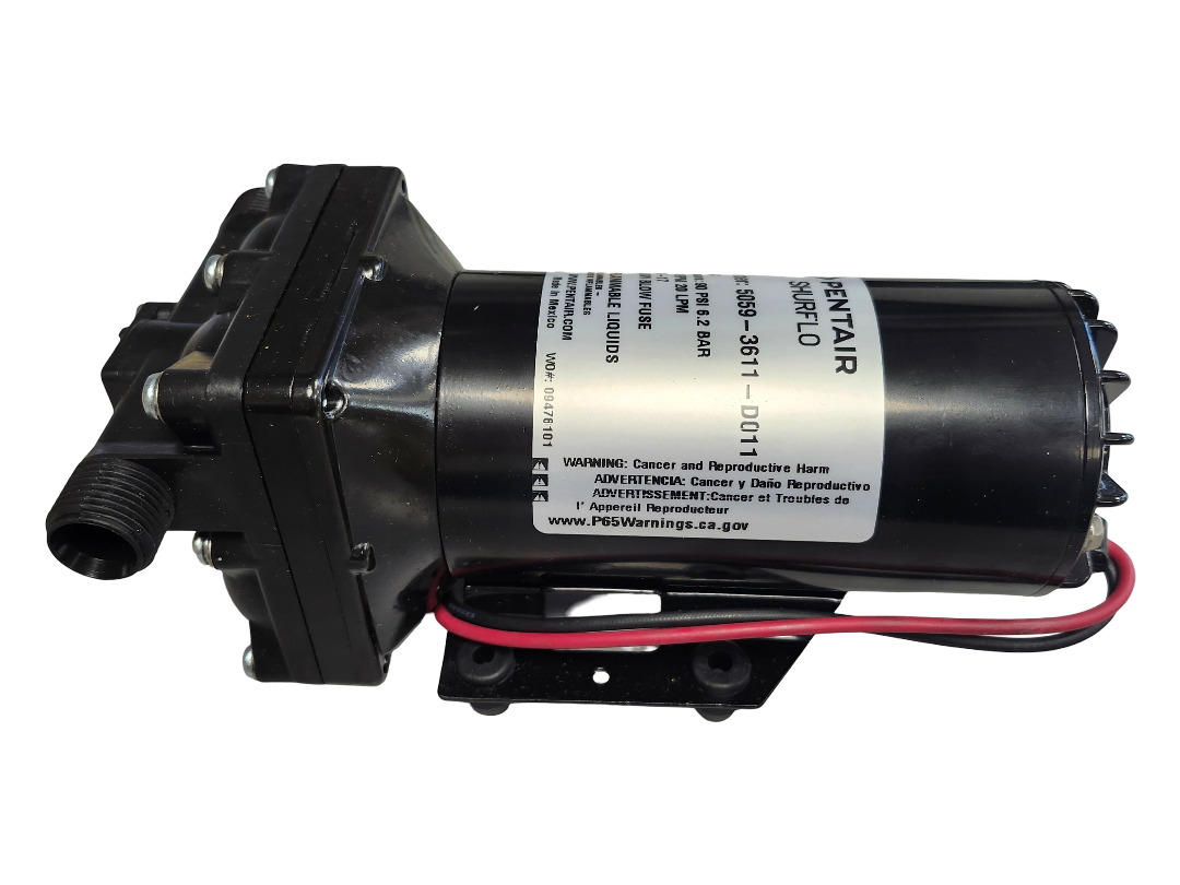Shurflo High Flow Demand Pump 5.3 GPM 12VDC 1/2 Inch Male NPSM - 5059-3611-D011
