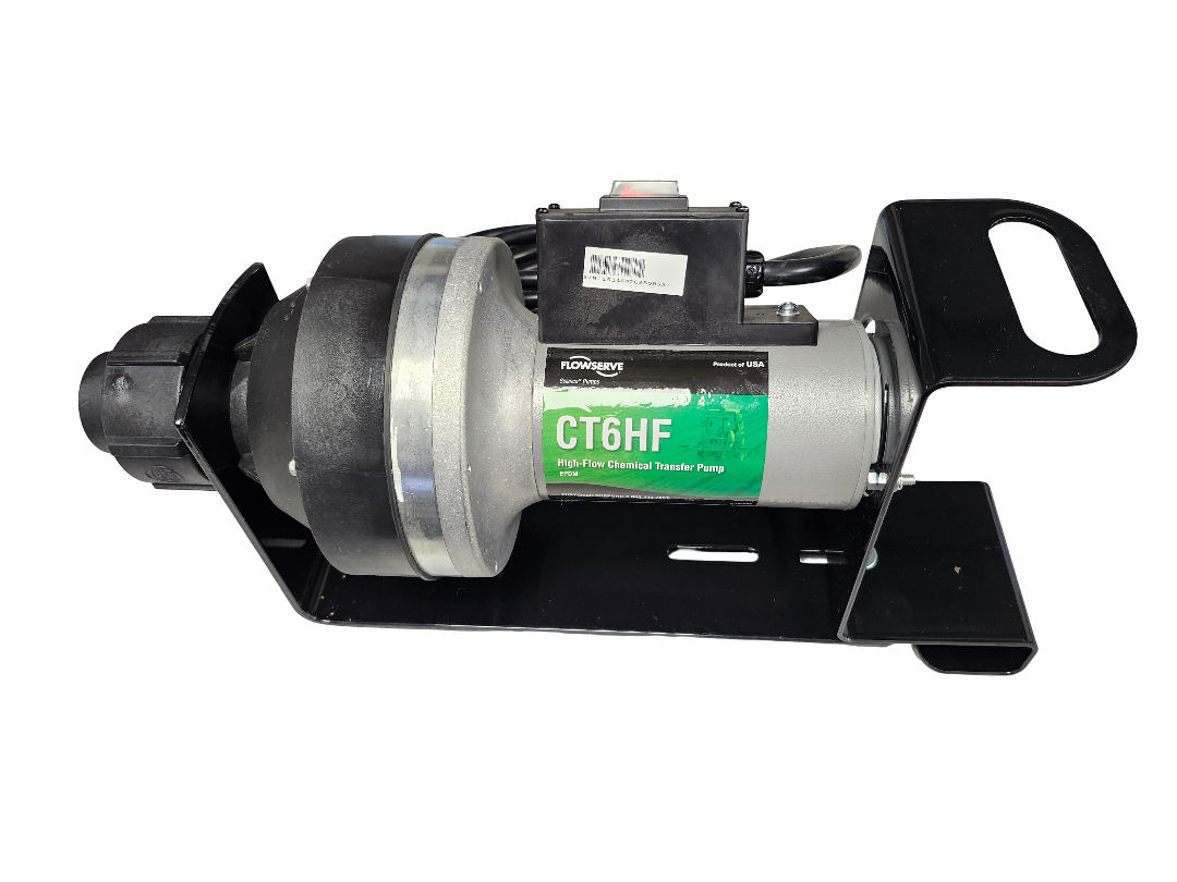 Flowserve CT6 12 Volt EDPM High Flow Pump Kit W/ Meter for Caged IBC Tanks - CT6-3E5GA-000