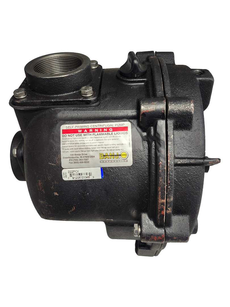 Banjo 2 Inch Cast Iron Pump with Full Impeller - 222POI