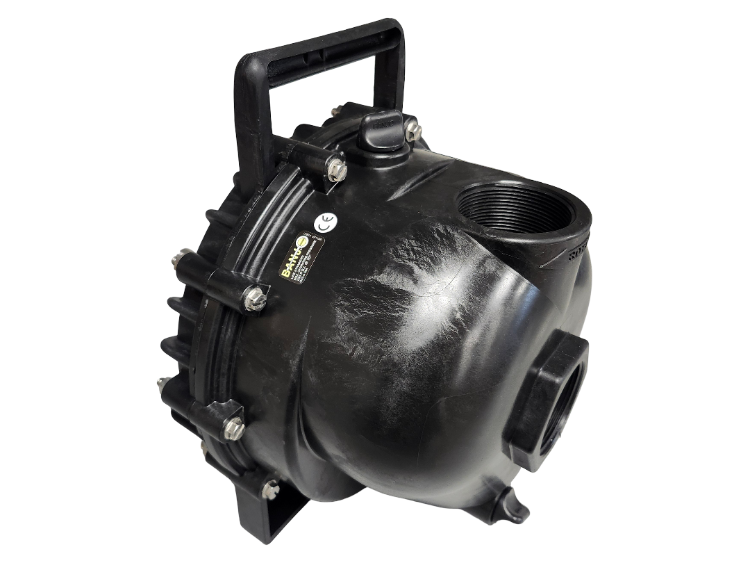 Banjo 2 Inch Poly Pump w/ 5-Vane Impeller & Bearing Pedestal - 205PB