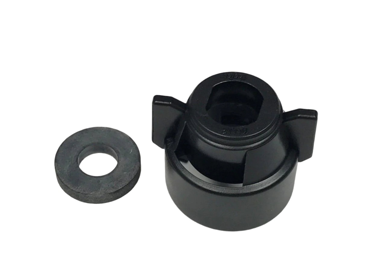 TeeJet Black Cap and Gasket - 114443A-1-CELR