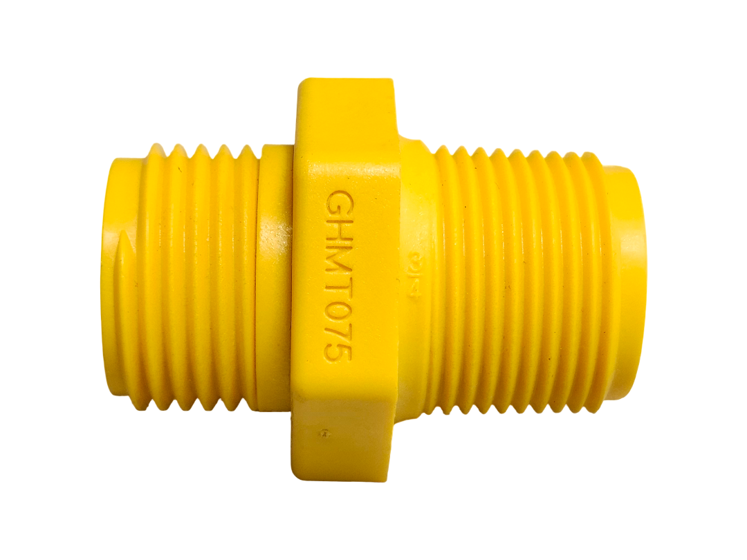 Banjo Garden Hose Thread Adapter 3/4" Male Garden Hose X 3/4" MNPT - GHMT075MPT