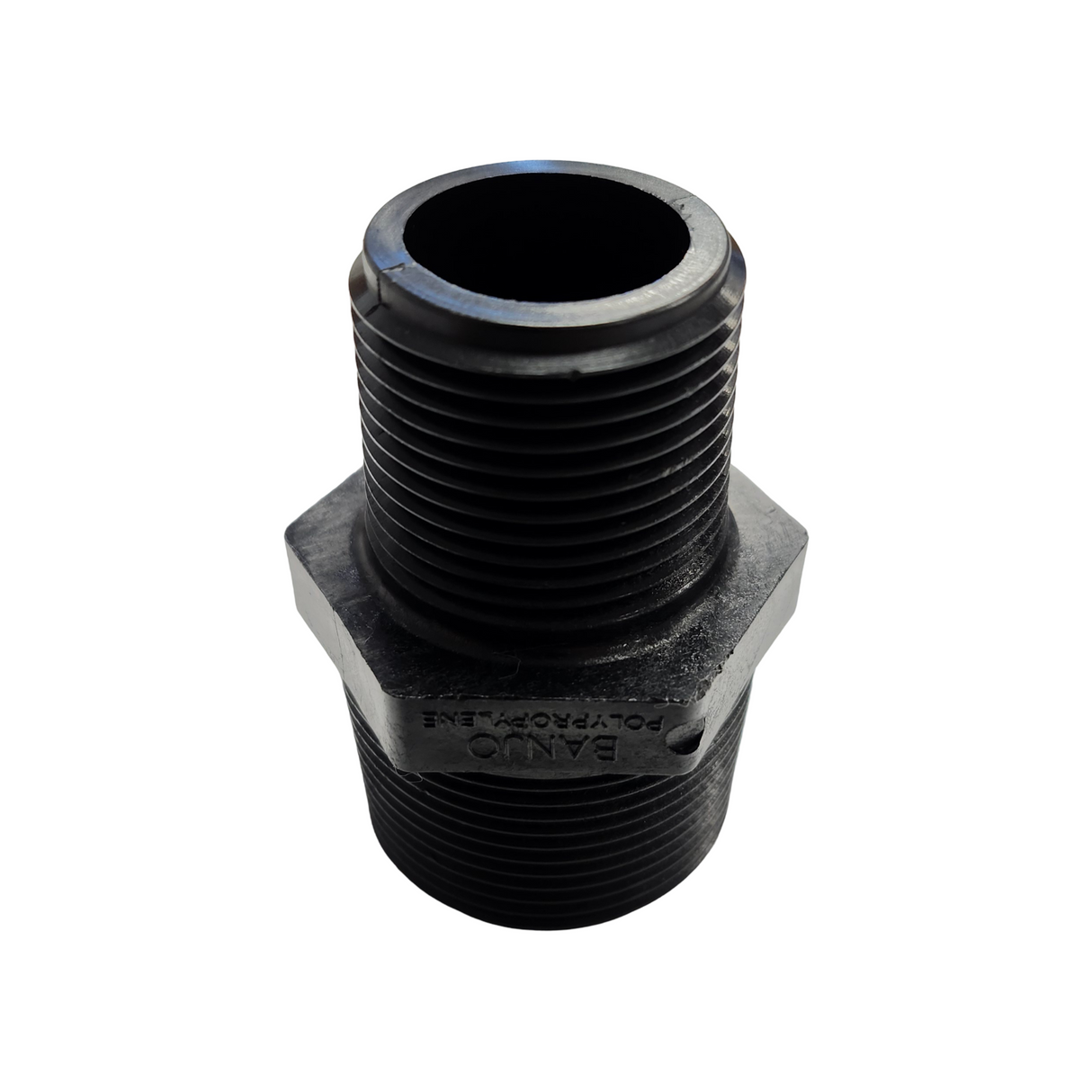 Banjo Poly Reducer Nipple Pipe Fitting 1-1/4" MNPT X 1" MNPT - RN125-100