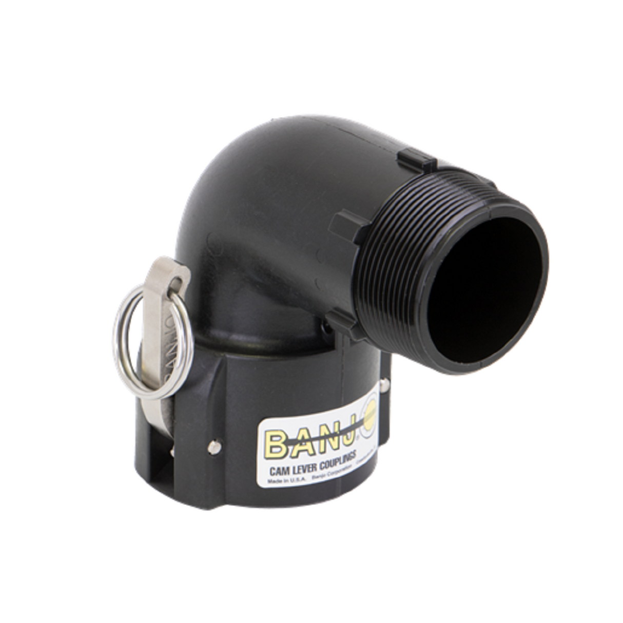 Banjo 90 Degree Poly Cam Lever Coupling Female Coupler X 2" Male Thread - 200B90