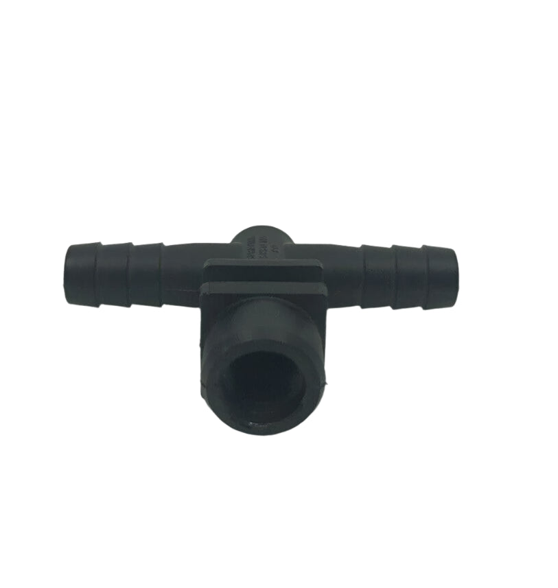 TeeJet Hose Connector Tee for QJ111 Clamp 1/2" Barb X 1/4" FPT - 18646-NYB-540