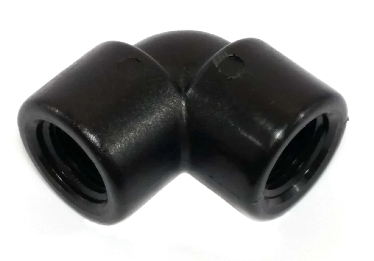 Banjo 90 Degree Polypropylene Pipe Elbow 1/4" NPT Female - EL025-90