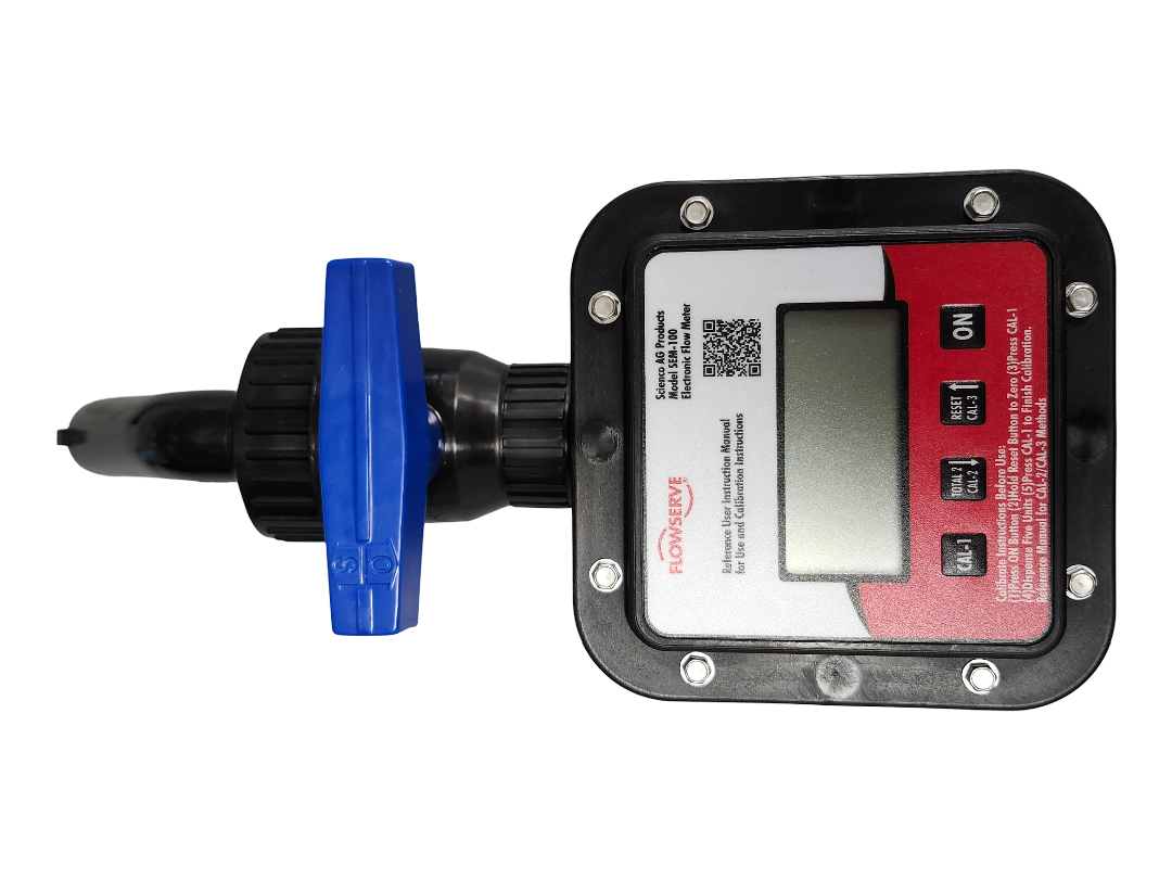 Flowserve CT6 12 Volt EDPM High Flow Pump Kit W/ Meter for Caged IBC Tanks - CT6-3E5GA-000