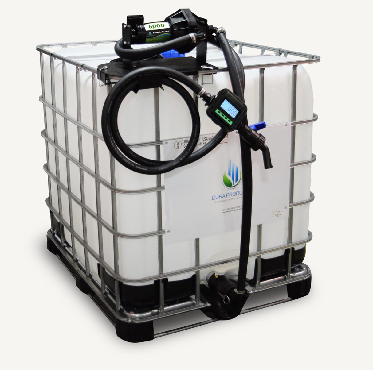 Dura Products Easy Caddy 6000 Series Chemical Transfer Pump With Meter 12 V - DPEM-6318V-12