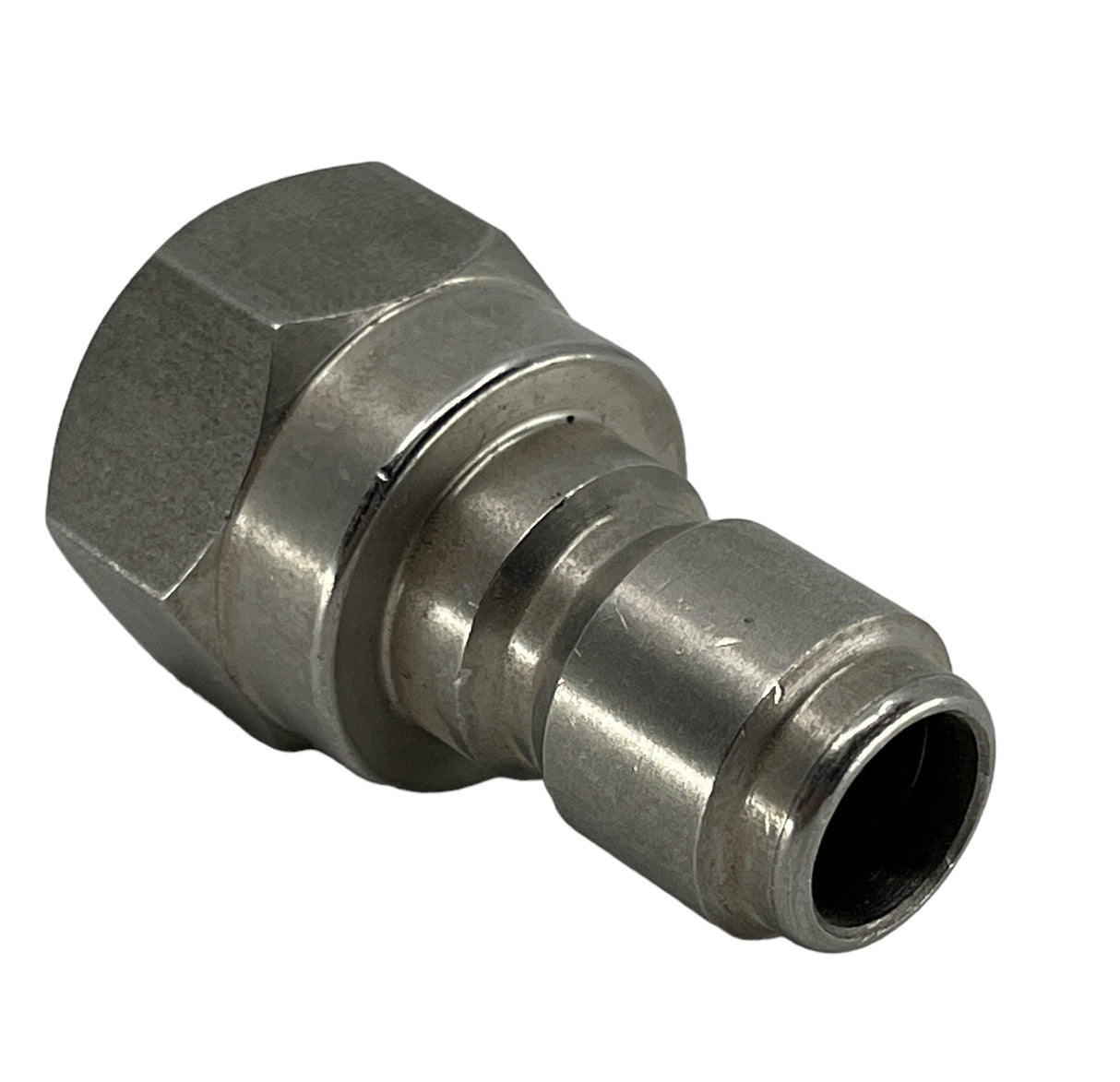 J.E. Adams Quick Disconnect Stainless Steel Plug 3/8" F, 4200 PSI - 7189P