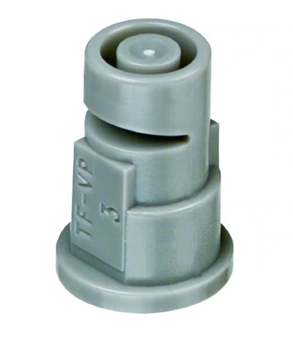 TeeJet Turbo FloodJet Wide Angle Flat Spray Tip, Polymer - Grey - TF-VP3