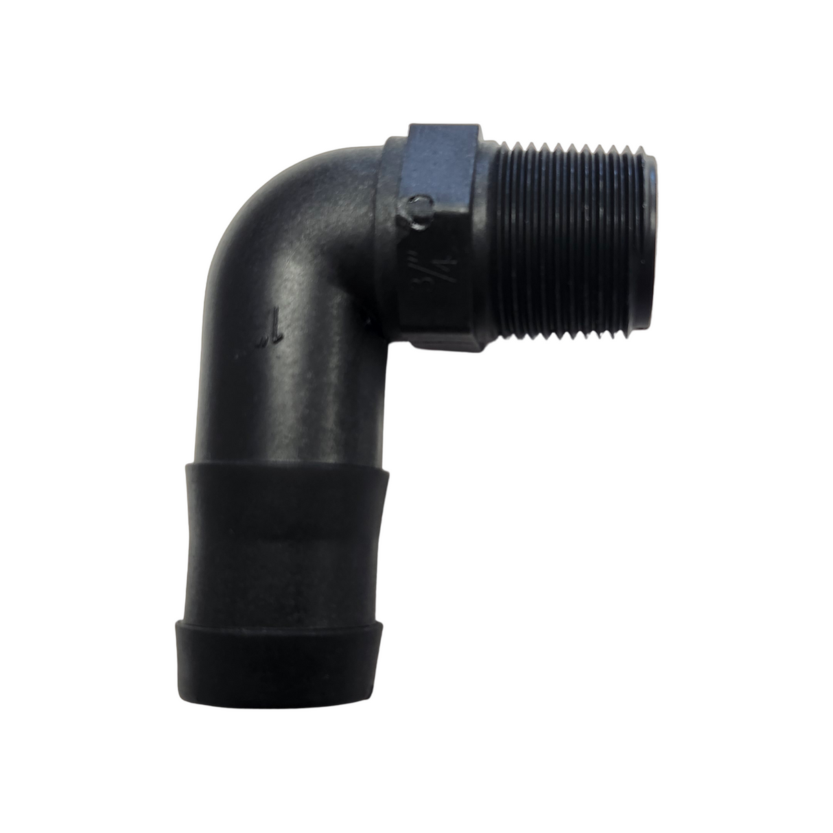 Banjo 90 Degree Hose Barb Fitting 3/4" MNPT X 1" Barb - HB075/100-90