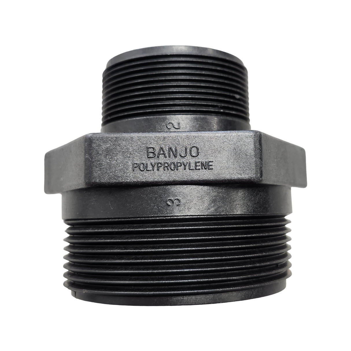 Banjo Poly Reducer Nipple Pipe Fitting 3" MNPT X 2" MNPT - RN300-200