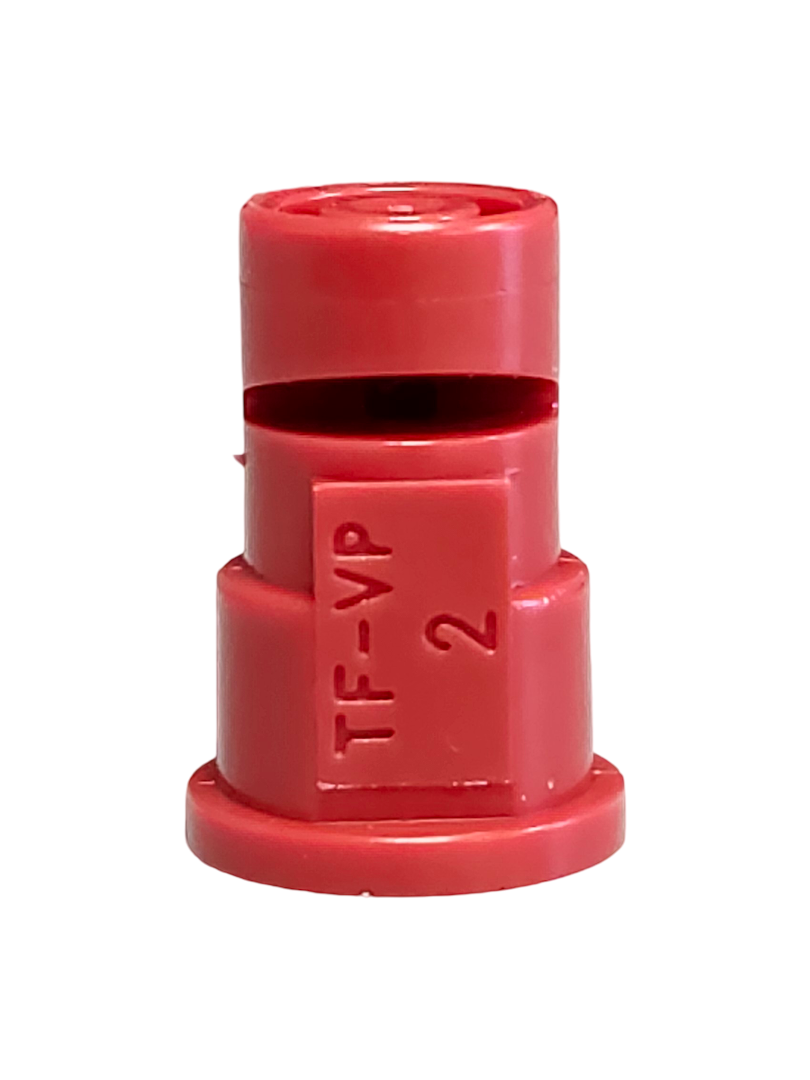 TeeJet Turbo FloodJet Wide Angle Flat Spray Tip, Polymer - Red - TF-VP2