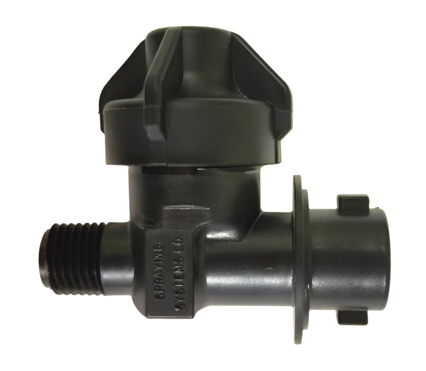 TeeJet Diaphragm Check Valve Nozzle Body 1/4" Male Thread - QJ8360-NYB