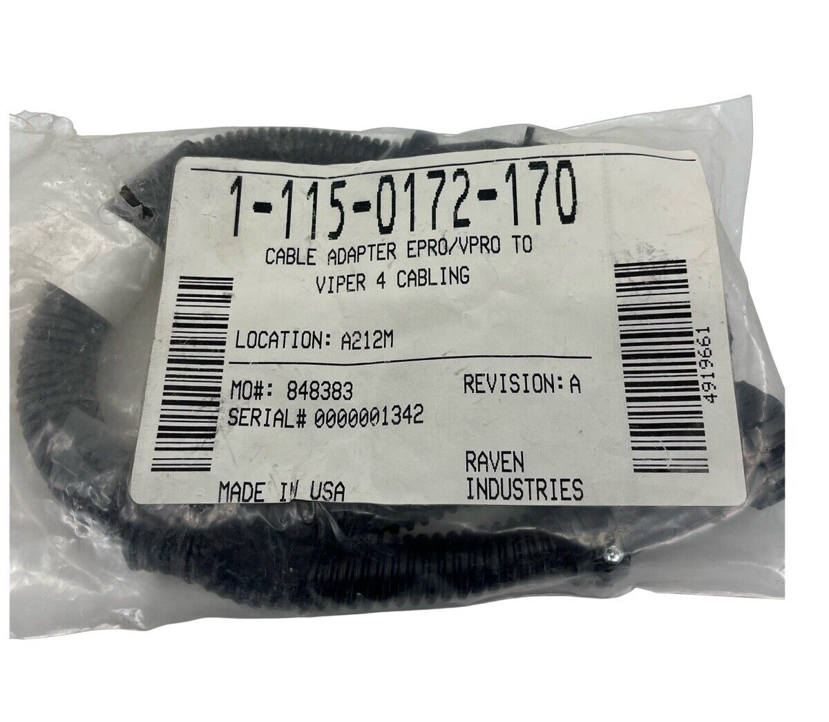 Raven Cable Adapter Envizio Pro/ Viper Pro To Viper 4 Cabling - 115-0172-170