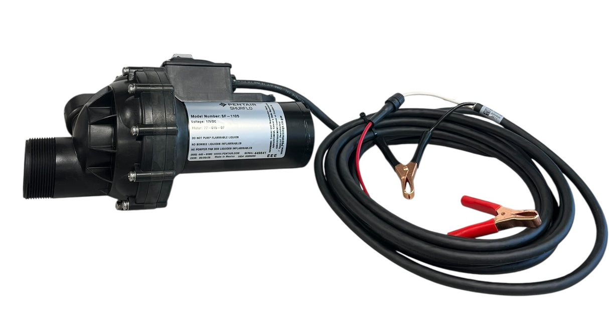 Shurflo Mini Bulk Chemical Transfer Pump 12 V, Viton, 2" MNPT X 1" FMPT - SF-1105