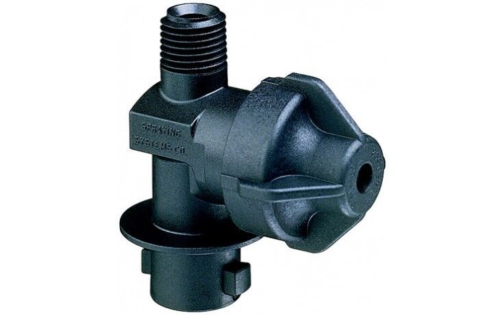 TeeJet Diaphragm Check Valve Nozzle Body 1/4" Male Thread - QJ8360-NYB