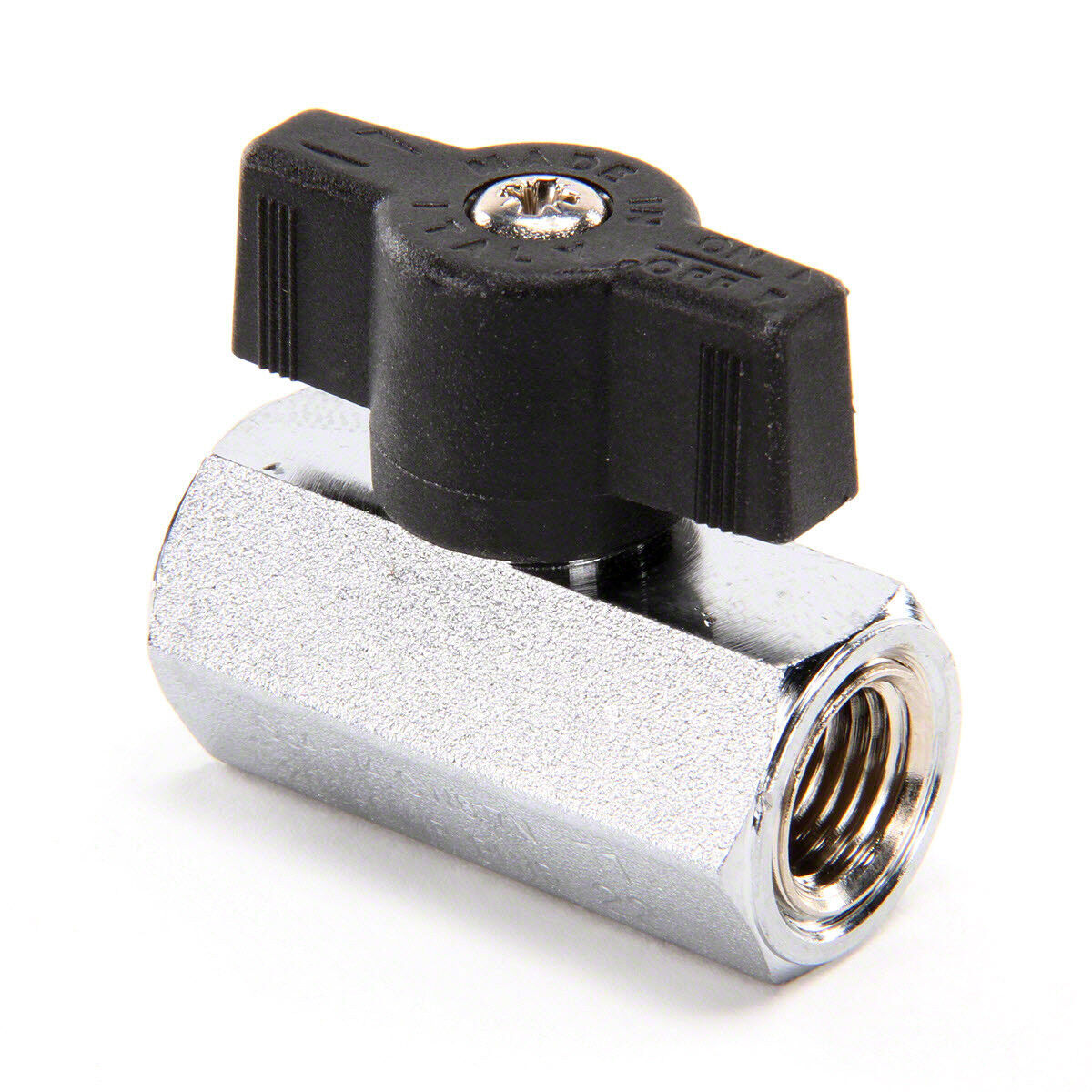 Hypro 90 Series Plated Brass Ball Valve 1/4" FNPT X 1/4" FNPT - 90FFB14