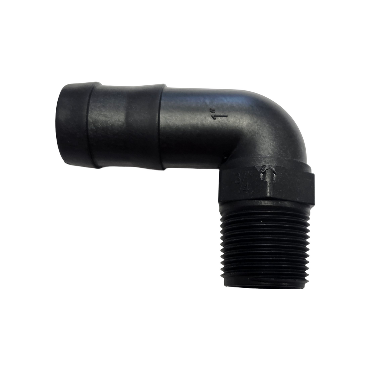Banjo 90 Degree Hose Barb Fitting 3/4" MNPT X 1" Barb - HB075/100-90