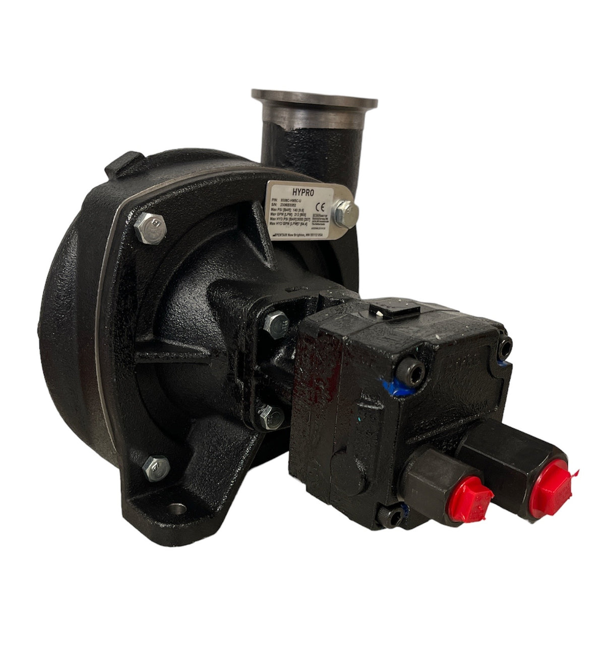 Bomba centrífuga de hierro fundido Hypro con brida de 220 x 220, 17 GPM - 9306C-HM5C-U