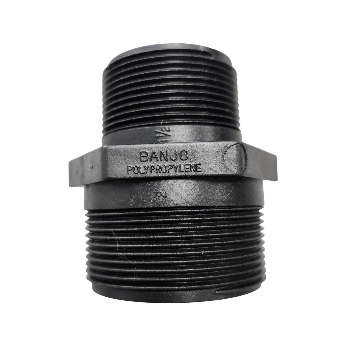 Banjo Poly Reducer Nipple Pipe Fitting 2" MNPT X 1-1/2" MNPT - RN200-150