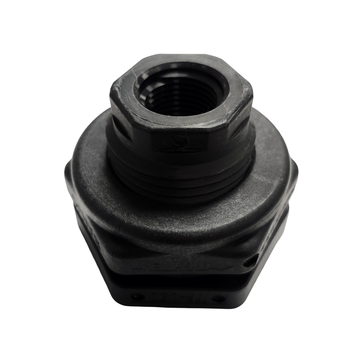 Banjo Poly Bulkhead Tank Fitting with EPDM Gasket 1/2" FNPT - TF050