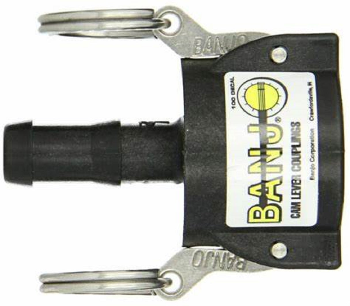 Banjo Poly Hose Shank Cam Lever Coupling 3/4" Female X 3/4" Shank - 075C