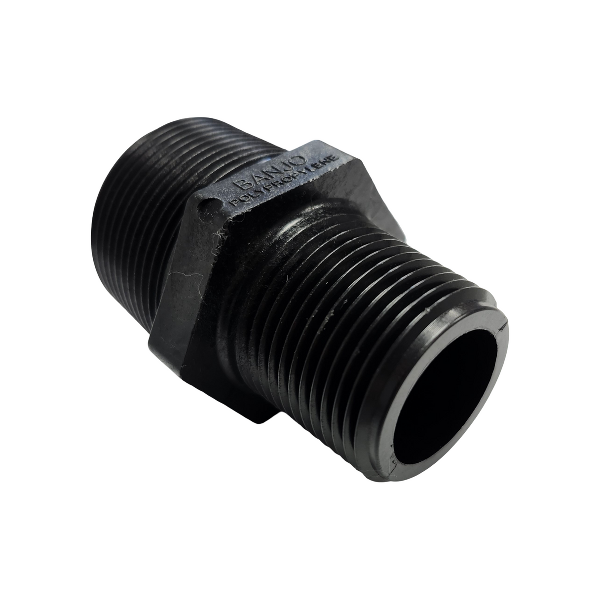 Banjo Poly Reducer Nipple Pipe Fitting 1-1/4" MNPT X 1" MNPT - RN125-100