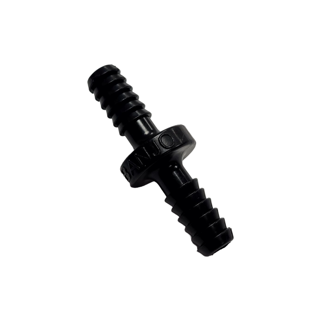Banjo Black Polypropylene Hose Mender Fitting 1/4" X 1/4" - HM025