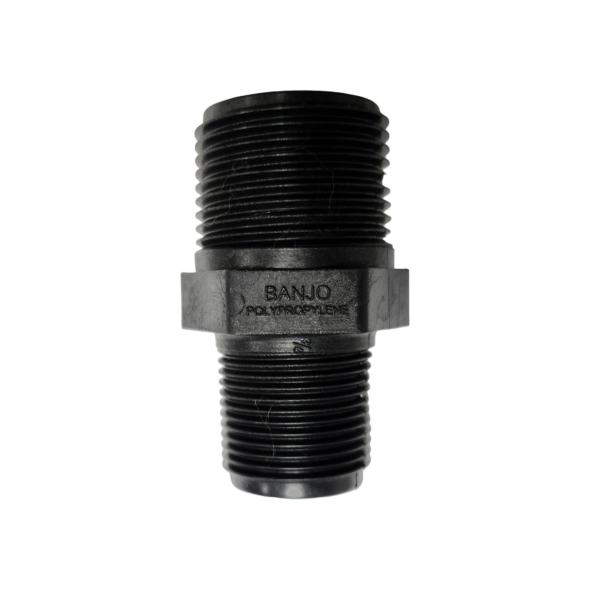 Banjo Poly Reducer Nipple Pipe Fitting 1" MNPT X 3/4" MNPT - RN100-075