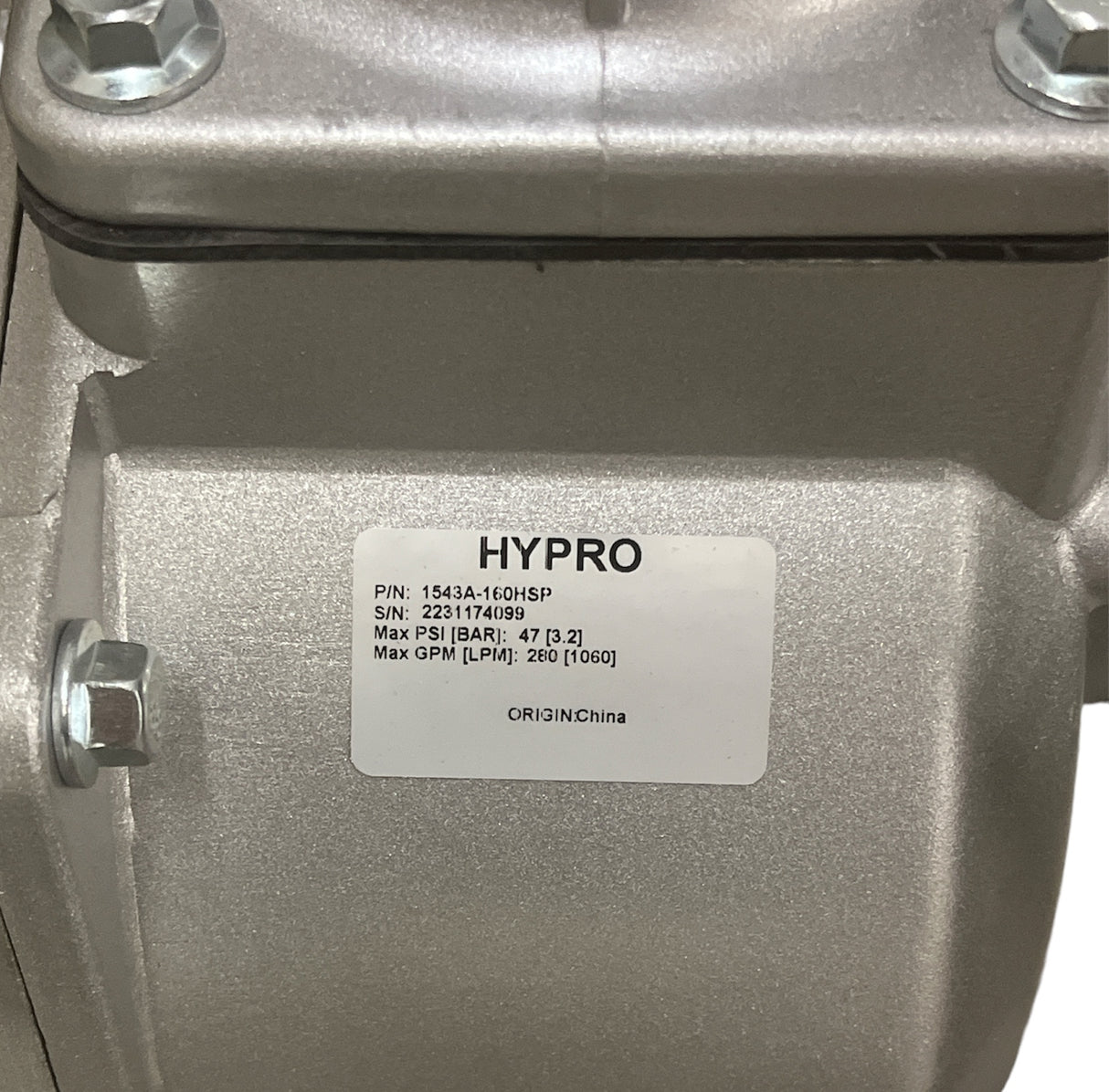 Hypro Gas GX160 Framed Aluminum Transfer Pump, 3" Male NPT In/Out - 1543A-160HSP
