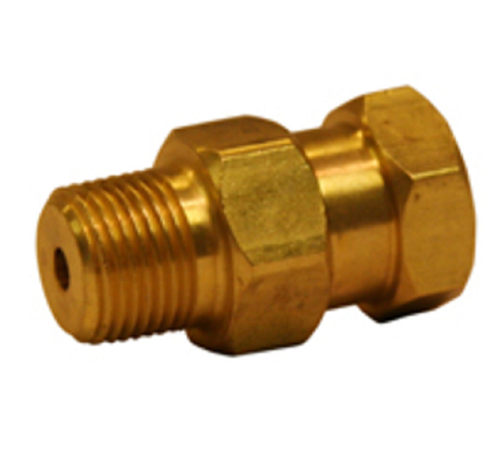 J.E. Adams High Pressure Brass Swivel 3/8" MPT X 1/4" FPT, Max 3000 PSI - 7070