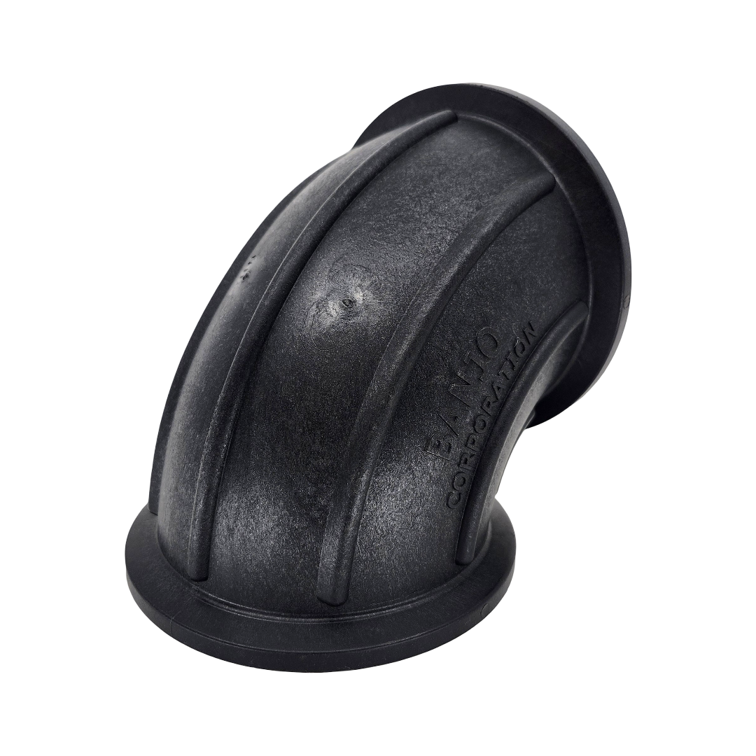 Banjo 90 Degree Manifold Flange Sweep w/ Gauge Port 3" - M300SWPG90