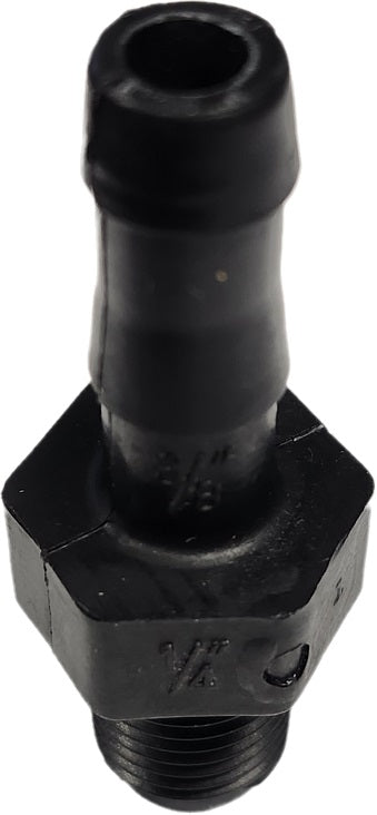 Banjo Hose Fitting 3/8" Male Thread X 1/4" Hose Barb - HB038-025