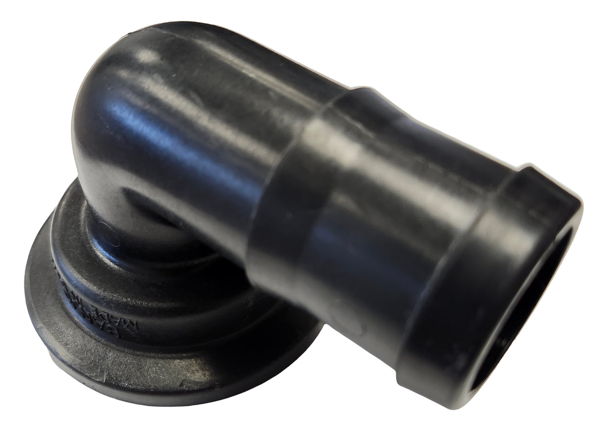 Banjo 90 Degree Hose Fitting Adapter 2" Flange X 1-1/2" Hose Barb - M200150BRB90