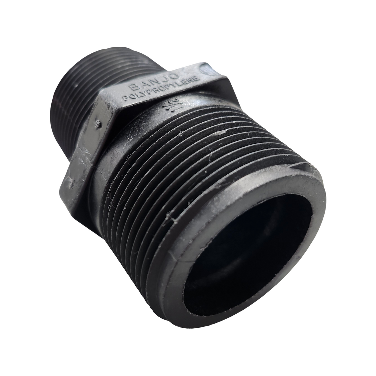 Banjo Poly Reducer Nipple Pipe Fitting 1-1/2" MNPT X 1-1/4" MNPT - RN150-125