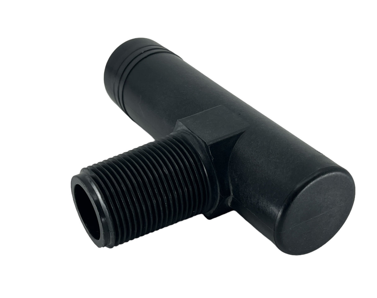 Banjo 90 Degree Hose Barb Reducer Elbow 1½" Hose Barb X 1" MPT - HBEL150/100-90