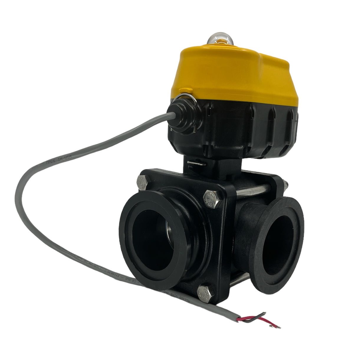 Banjo 2 Inch Poly Full Port Electric Side Load Manifold Ball Valve - MEVX220SL