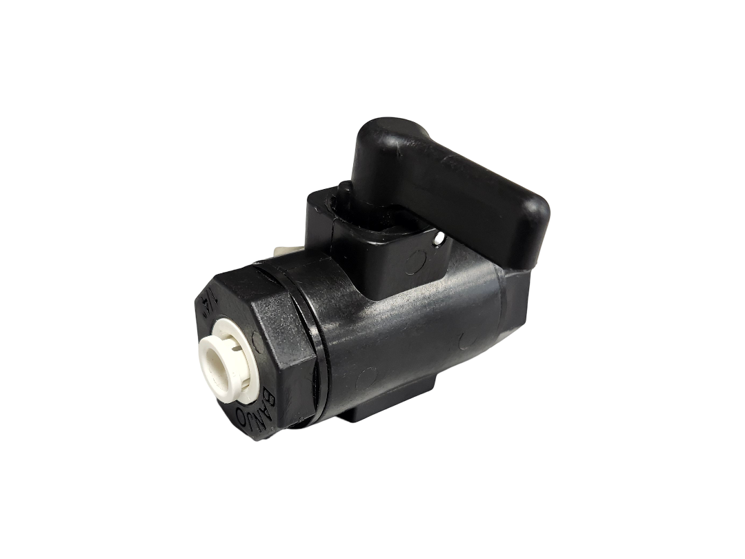 Banjo 1/4" Push Lock Micro Valve with FKM Seals - LVPL025V