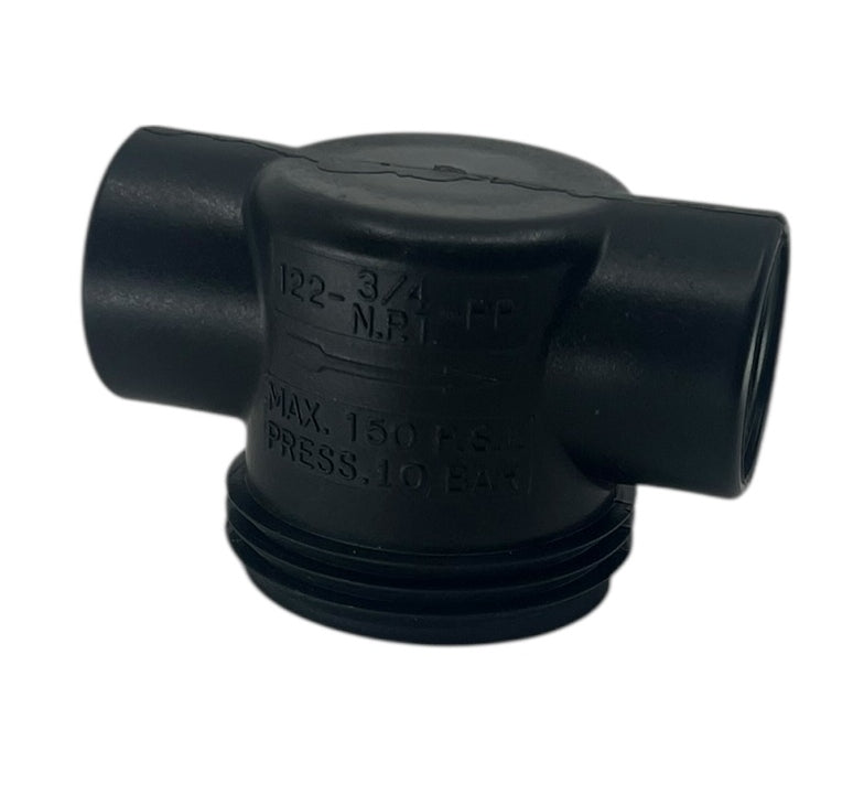 TeeJet Polypropylene Strainer Head 3/4" NPT For AA122-PP - CP23171-3/4-PP