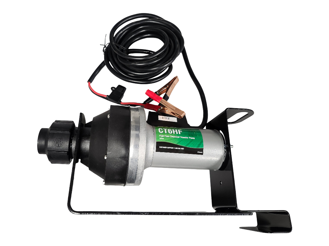 Flowserve CT6 12 Volt EDPM High Flow Pump Kit W/ Meter for Caged IBC Tanks - CT6-3E5GA-000