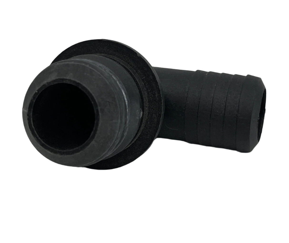 KZ Valve Manifold Outlet Fitting 1 Inch Hose Barb Elbow, Male QC - QHN-100L