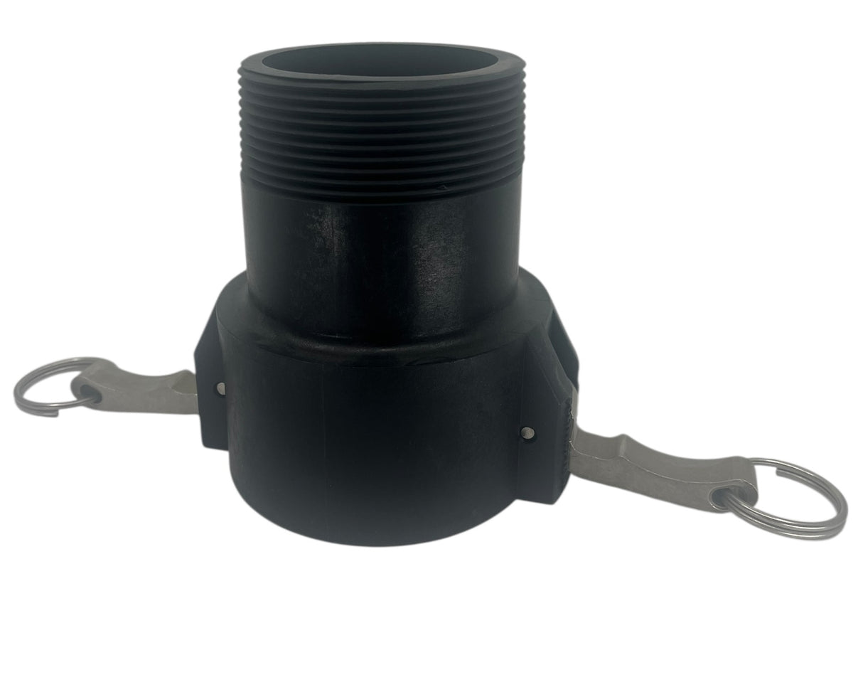 TerreMax Poly Camlock 3 Inch Female Coupler x 3 Inch Male NPT No Lock - 300B