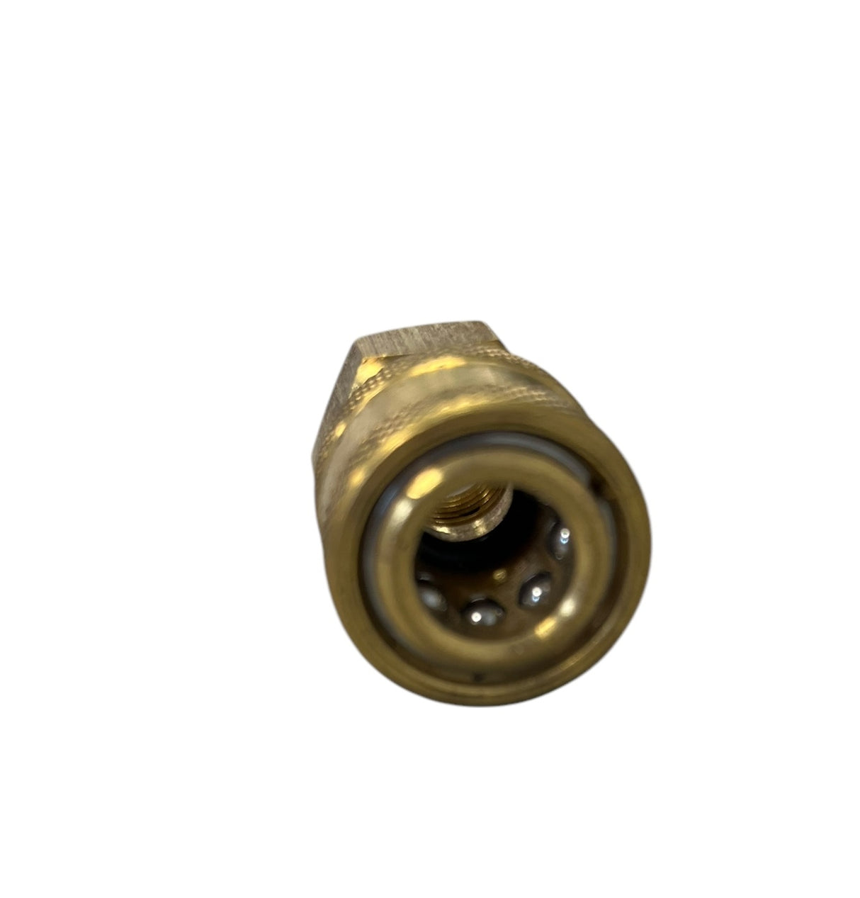 JE Adams Brass Quick Disconnect Socket Assembly 1/4" Female - 7214P
