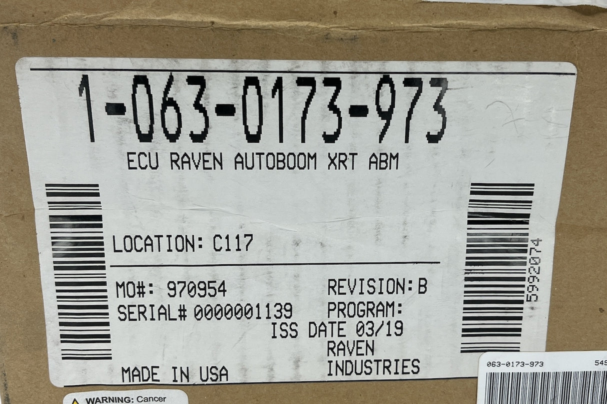 Raven Autoboom XRT ECU ABM - 063-0173-973