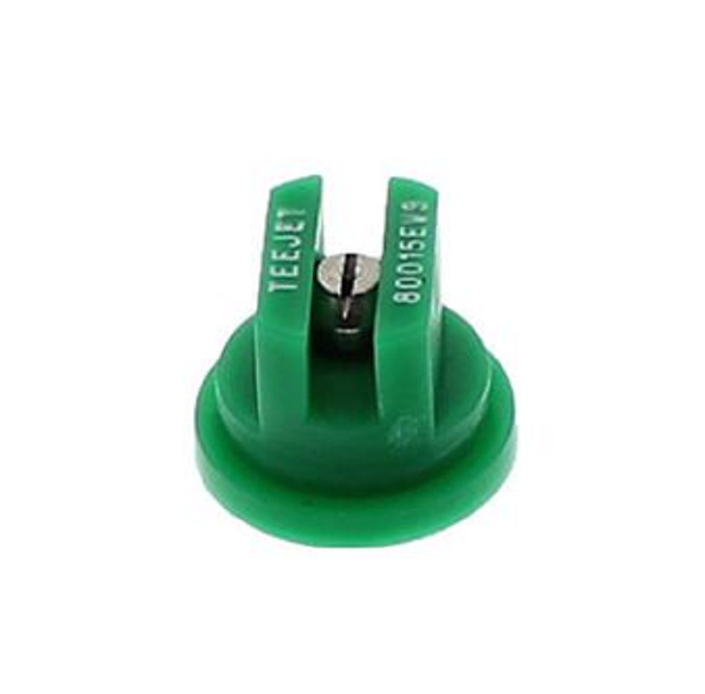 TeeJet Stainless Steel Even Flat Spray Tip, Green - TP80015EVS