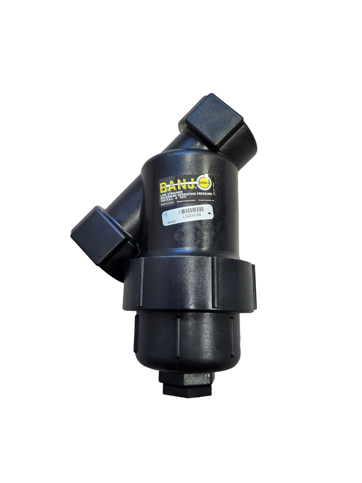 Banjo Poly Y Strainer With 50 Mesh Stainless Steel Screen 2" X 2" - LS200-50